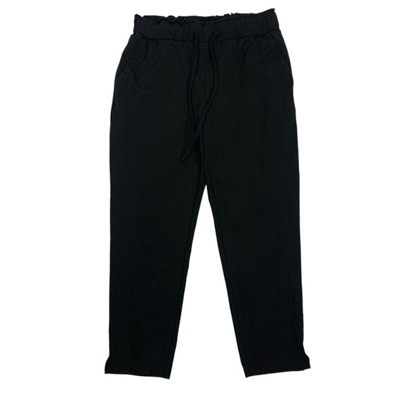 Joie Women Medium Black Jogger Pants Pull On Casual Lounge Workwear - Picture 1 of 7